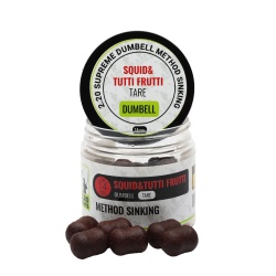 2.20 Baits Dumbell Tare Supreme Method Sinking 100 ml. Squid & Tutti Fruti