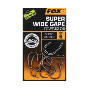 Carlige Fox, Super Wide Gape, In-Turned Eye - Img 3
