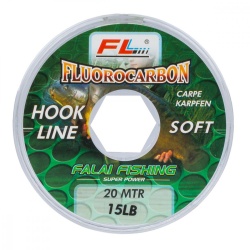 FL, Fir Fluorocarbon Soft, 10 lb. - 20mt.