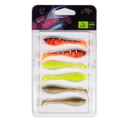 Fox Rage, Shad UV, Micro Fry, 7cm/8buc, Mixed Colour