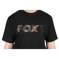 Fox, Tricou Negru, Logo Camo