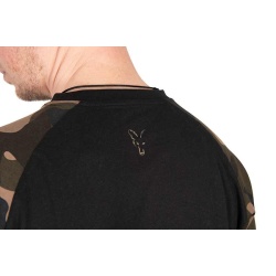 Fox, Tricou Outline, Negru/ Camo 