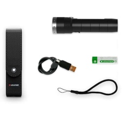 Led Lenser Lanterna MT10 1000LM + Acum. + USB + Husa