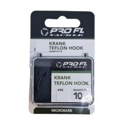 Pro FL, Carlige Krank Teflonate, 10 buc/pac - Img 2