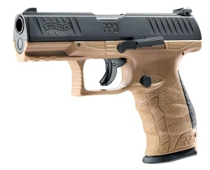 Umarex Pistol CO2 Airsoft Walter PPQ M2 T4E FDE, Cal. 43 - Img 1