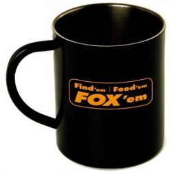 Cana Fox Stainless Black Mug XL, 400ml - Img 2