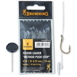 Carlige Legate Browning Feeder Leader Method Push Stop