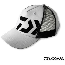 Daiwa, Sapca cu Plasa Alb + Logo Negru