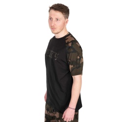 Fox, Tricou Outline, Negru/ Camo 