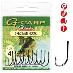 Gamakatsu, Carlige Crap, Forjate G-Carp, Specimen, 10buc