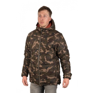 Geaca cu gluga Reversibila, Fox, Camuflaj/Caramiziu - Img 1