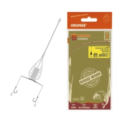 Montura Life-Orange Super Method Feeder, 2 Carlig fir de par #4 (Method 3) 50gr.