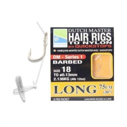 Preston, Carlige Legate, DM Hair Rigs, Quickstops, 75cm