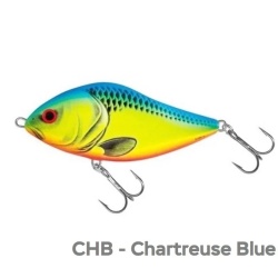 Salmo, Vobler Slider, CHB - Chartreuse Blue, Floating / Sinking, 5; 7cm - Img 2