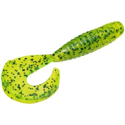 Strike King Twister Rage Grub 10cm/8buc. Chartreuse Pepper