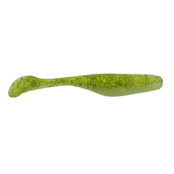 Bass Assassin Turbo Shad 10cm/10buc - Chartreuse Diamond