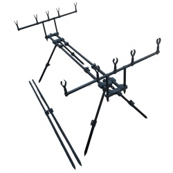 FL, Rod Pod Sky 4+2 Picioare 5 Posturi Aluminiu Negru 149