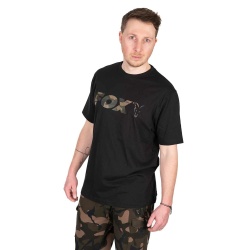 Fox, Tricou Negru, Logo Camo