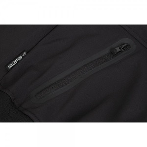 Jacheta Softshell, Fox Collection Orange & Black Shell Hoodie - Img 4