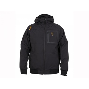 Jacheta Softshell, Fox Collection Orange & Black Shell Hoodie - Img 9