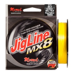 Momoi Fir Textil Jigline MX8 PE 125 mt. Yellow
