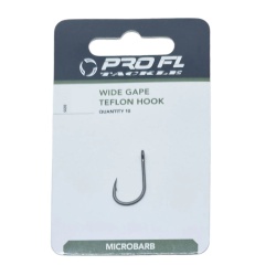 Pro FL, Carlige Teflonate, Wide Gape, 10buc/pac