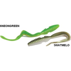 RAPTURE MAD WORM -NEON GREEN 8 CM / 10 Bc