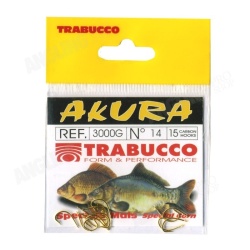 Trabucco Carlige Akura 3000G, 15 buc./plic