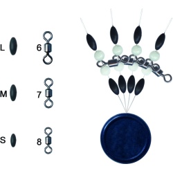 Trabucco Set Rolling+Bilute+Stoper L-4 buc