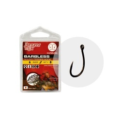 Benzar, Carlige Round Feeder, Barbless Cu Ochet