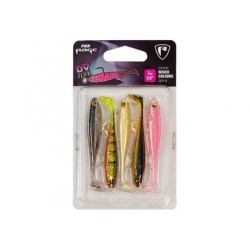 Fox Rage, Gume Artificiale, Slick Shad, UV Mixed