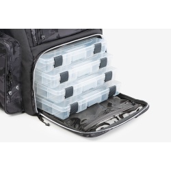 Fox Rage, Rucsac Voyager Camo + 4 Cutii
