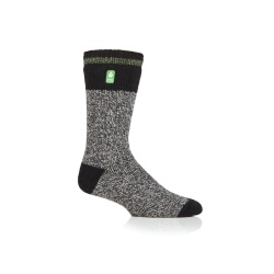 Heat Holders Ciorapi Rugged Block Stripe Porto Mar.39-45 Negru - Verde - Img 2