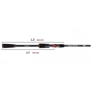 Lanseta Sakura, Silver Arrow Spinning SIAS 792M, 2.35 mt, 5-21gr, 2 tronsoane - Img 4