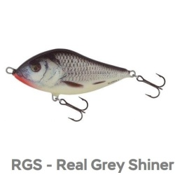 Salmo, Vobler Slider, RGS - Real Grey Shinner, Floating / Sinking, 5; 7; 10cm - Img 2