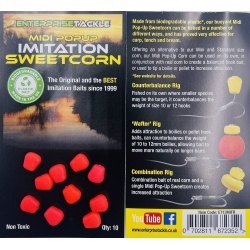 Enterprise Tackle, Porumb Pop-Up Fluo MIDI, 10 buc/plic - Img 2