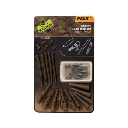 Fox, Edges, Kit Monturi Plumb Pierdut, Safety Lead Clip, Camo, Nr. 7