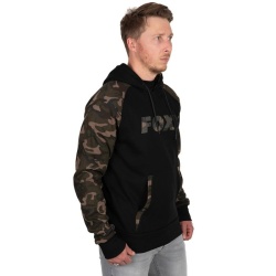 Fox, Hanorac Raglan, Black&Camo Hoody