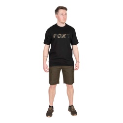 Fox, Tricou Negru, Logo Camo