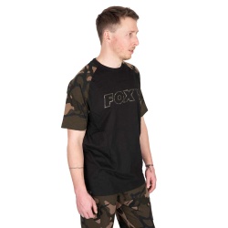 Fox, Tricou Outline, Negru/ Camo 