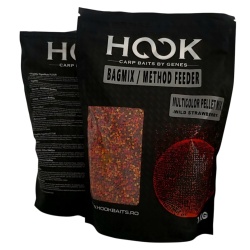 Hook Baits, Mix Pelete Multicolor, 2 mm, 1kg. - Img 1