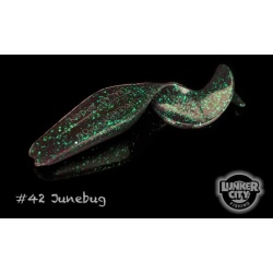 Lunker City, Twister Salad Spoon, 12.7cm/4buc, Junebug