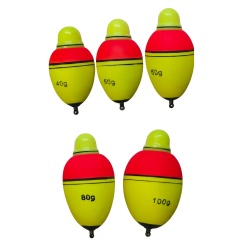 Pluta pentru pescuit la Somn Noaptea, led Rosu/Verde, baterie CR2032 inclusa