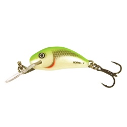 Salmo, Vobler Hornet Lime Blast (LBS), Sinking, 2,5cm, 1,5gr.