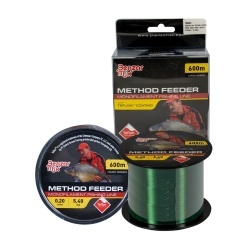 Benzar, Fir Mono Method Feeder, Dark Green, 600 metri
