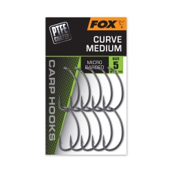 Fox Carlige Crap Curv Shank Medium, PTFE. 10 buc/plic