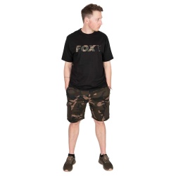 Fox, Tricou Negru, Logo Camo