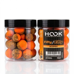 Hook Baits Boilies Critic Echilibrat Fifty-Fifty 250 ml/16-20 mm. - Img 2