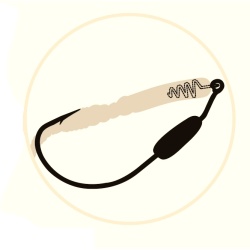 Mustad, Cârlig Offset cu Lest Ajustabil și Arc M.91768S18 - Img 2