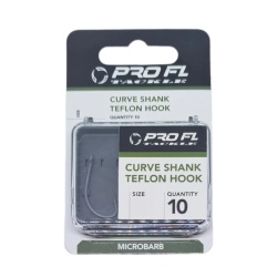 Pro FL, Carlige Teflonate Curve Shank, 10 buc/pac - Img 3